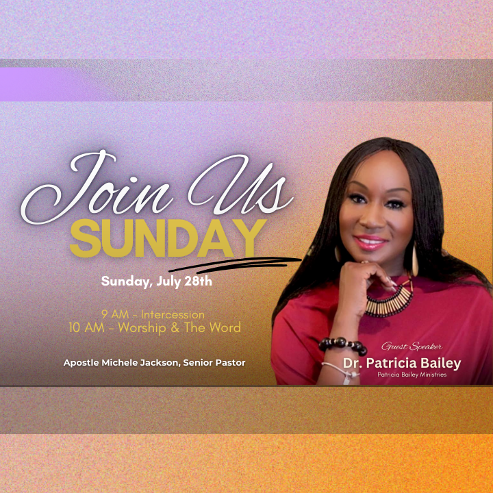 Guest Speaker

Dr. Patricia Bailey

July 28, 2024

 

 
